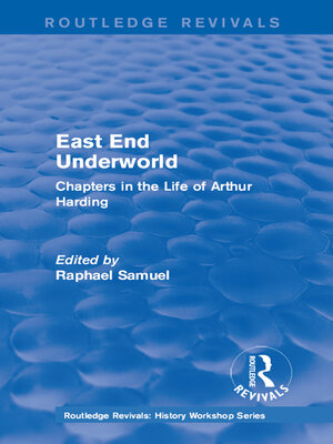 cover image of East End Underworld (1981)